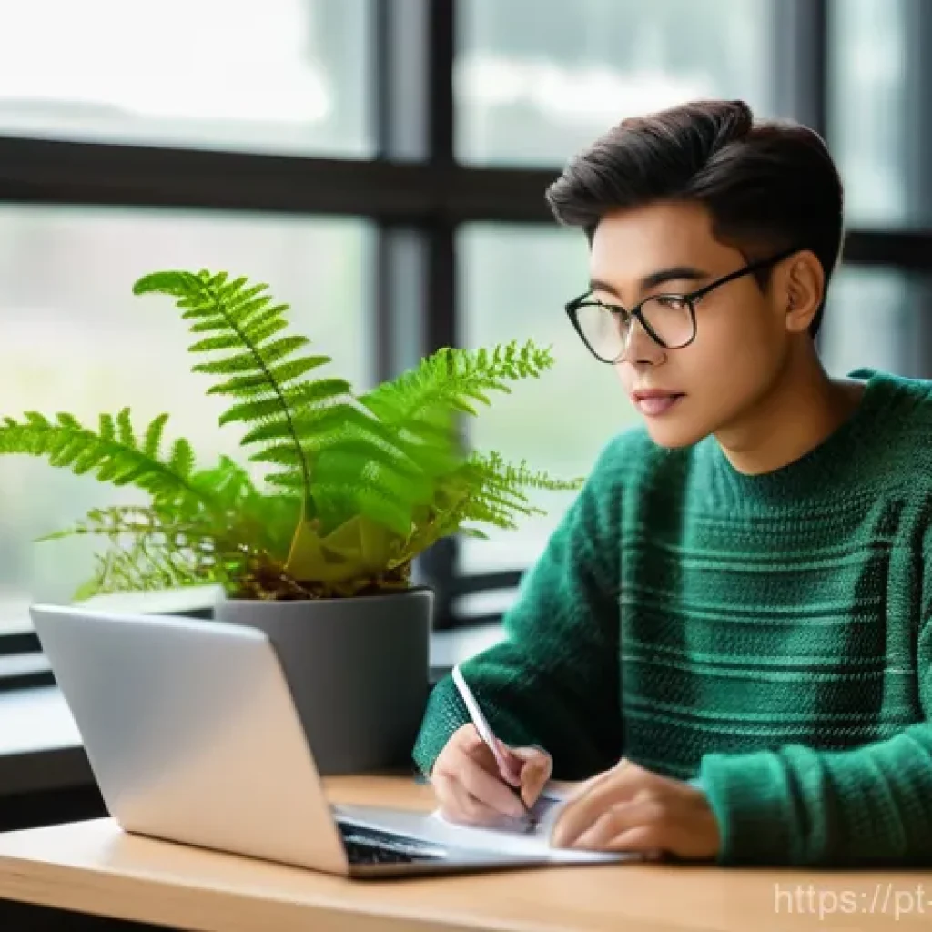 환경관리사 시험에 실패하지 않는 법 - **Prompt:** A young, diverse university student (male or female, 20s-30s) diligently studying enviro...