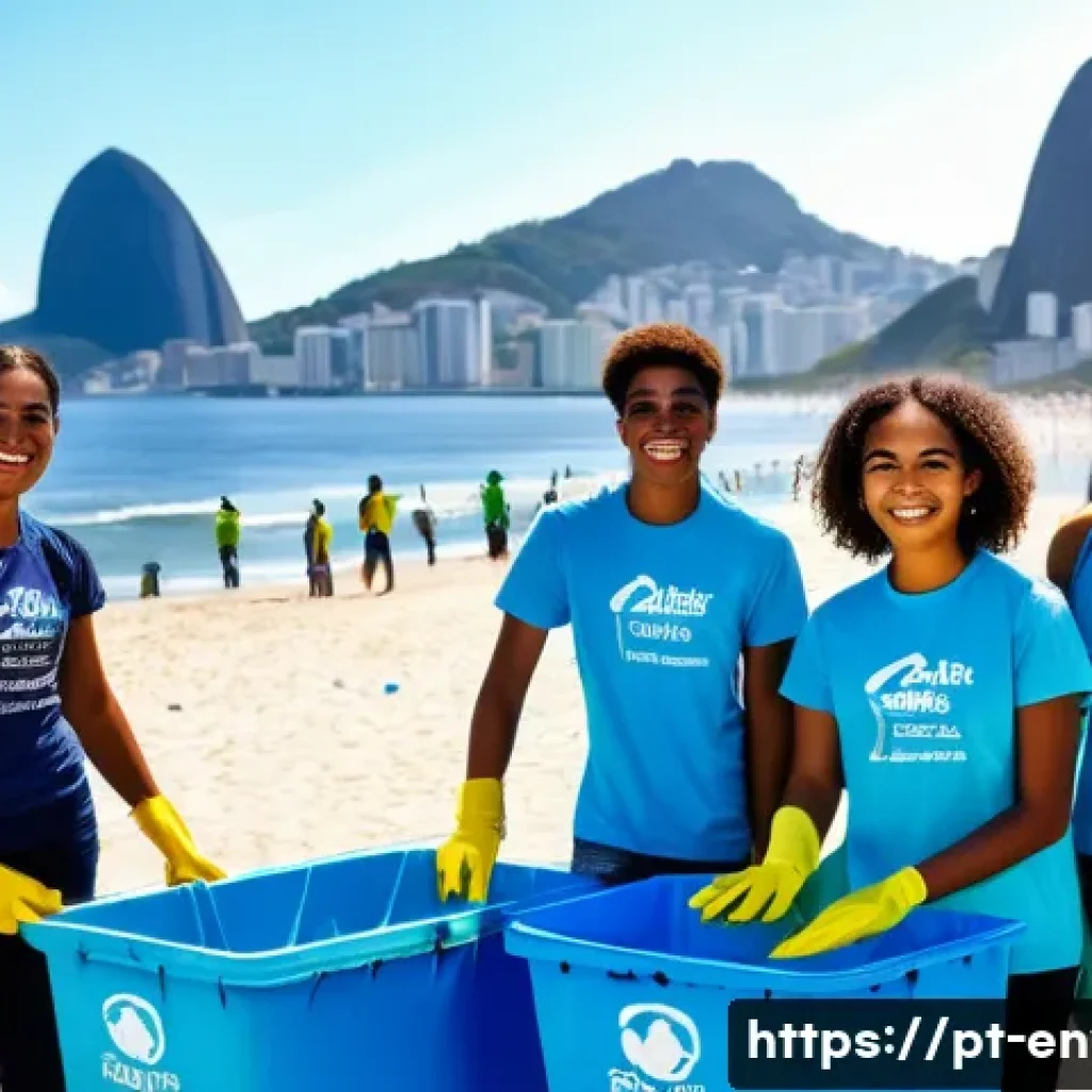 환경관리사 초보자를 위한 가이드 - **Prompt:** A group of diverse volunteers, including teenagers and adults, participates in a beach c...