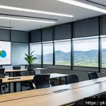 Home 23 환경관리사 업무에서 필요한 보고서 작성법 - A detailed, professional environmental report scene featuring a modern office desk with multiple dig...